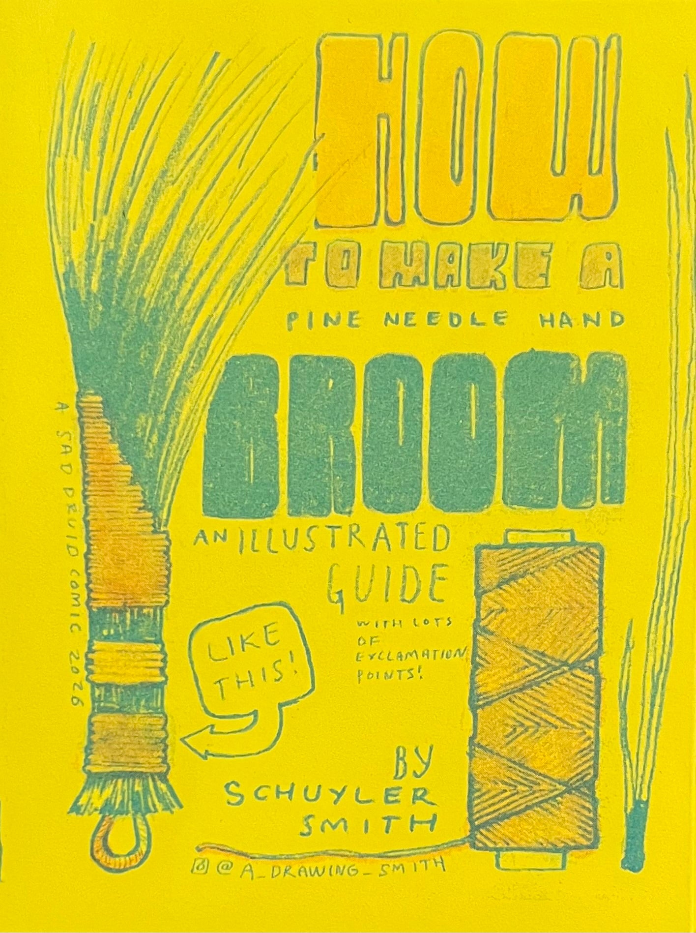 How To Make A Fine Needle Hand Broom