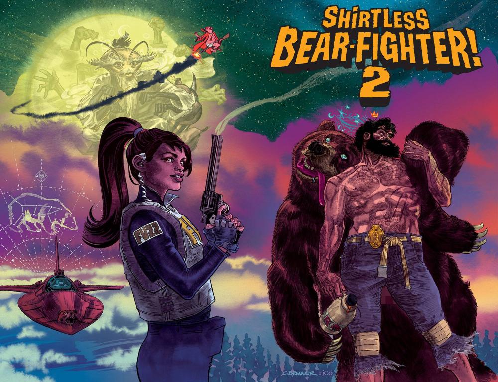 SHIRTLESS BEAR-FIGHTER 2 #1 CVR B BRUNNER (OF 7)