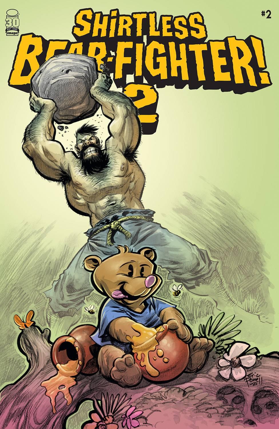 SHIRTLESS BEAR-FIGHTER 2 #2 CVR C 10 COPY INCV POWELL (OF 7)