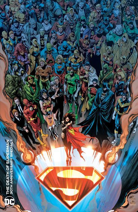 DEATH OF SUPERMAN 30TH ANNIVERSARY SPECIAL #1 ONE-SHOT CVR C IVAN REIS & DANNY MIKI FUNERAL FOR A FRIEND VAR