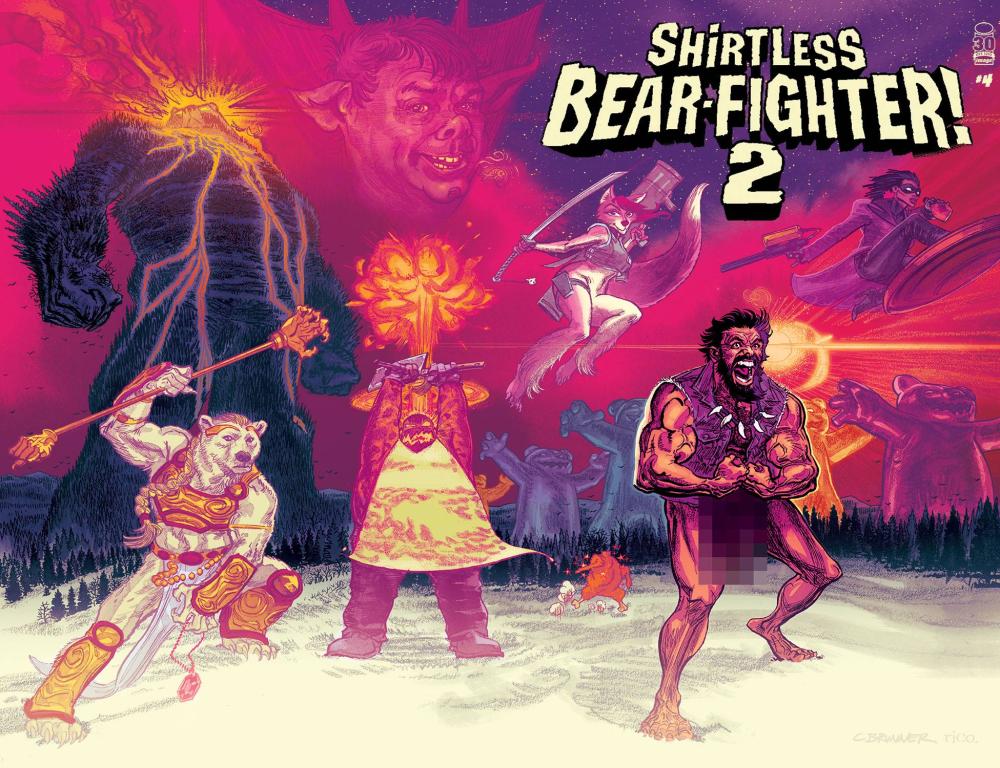 SHIRTLESS BEAR-FIGHTER 2 #4 CVR B BRUNNER (OF 7)