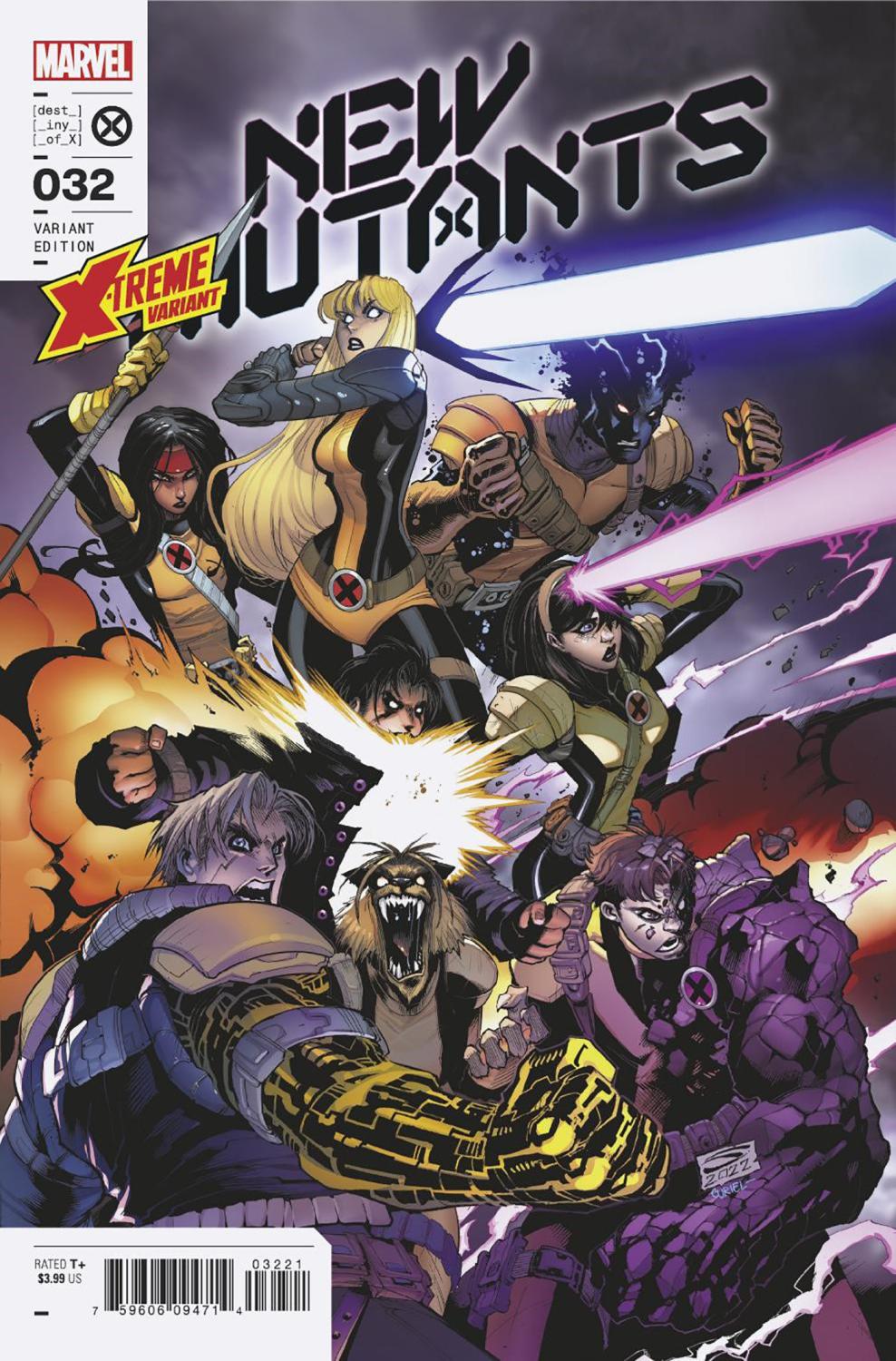 NEW MUTANTS #32 SANDOVAL X-TREME MARVEL VAR CVR B