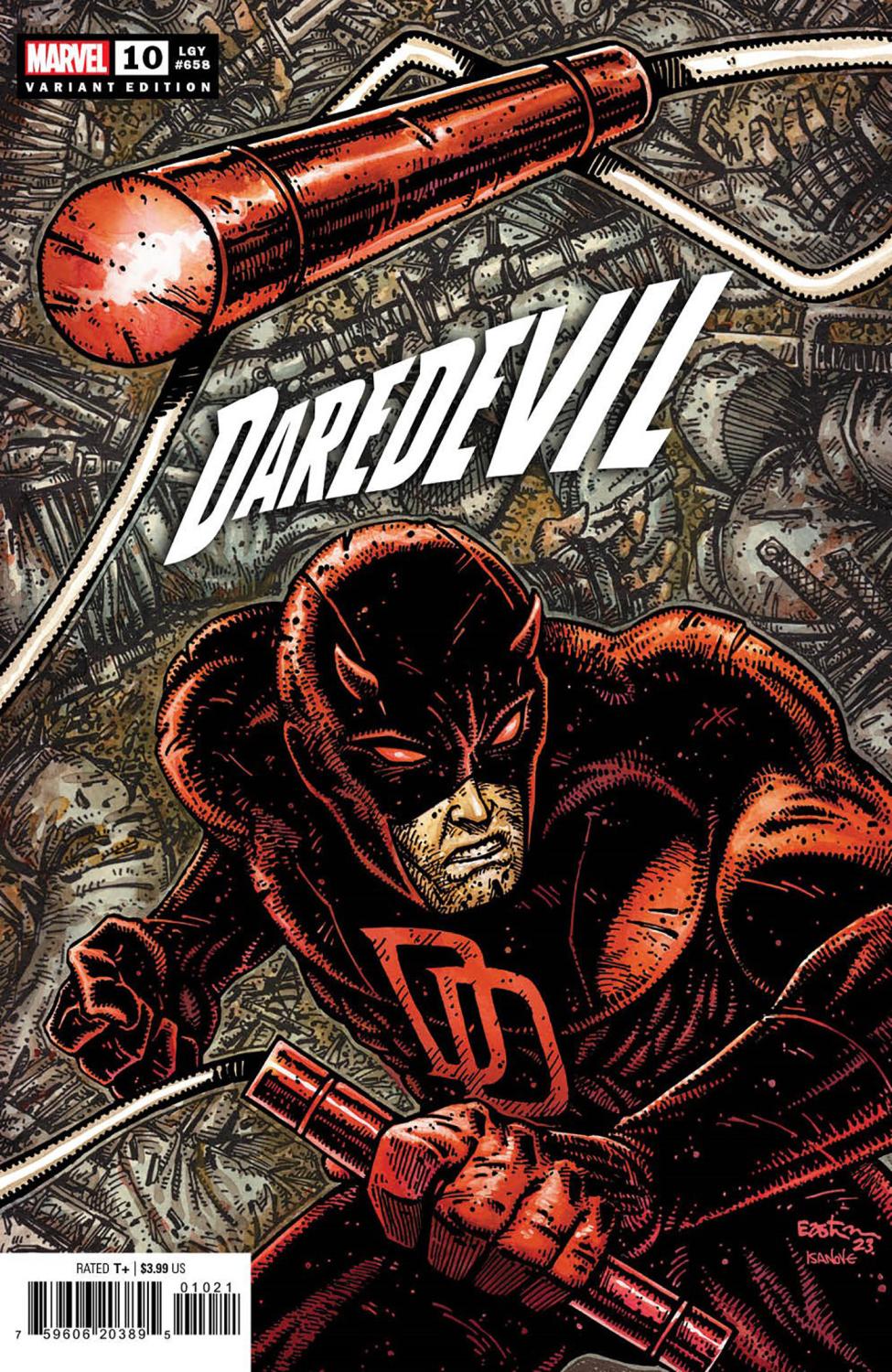 DAREDEVIL #10 KEVIN EASTMAN VAR CVR B