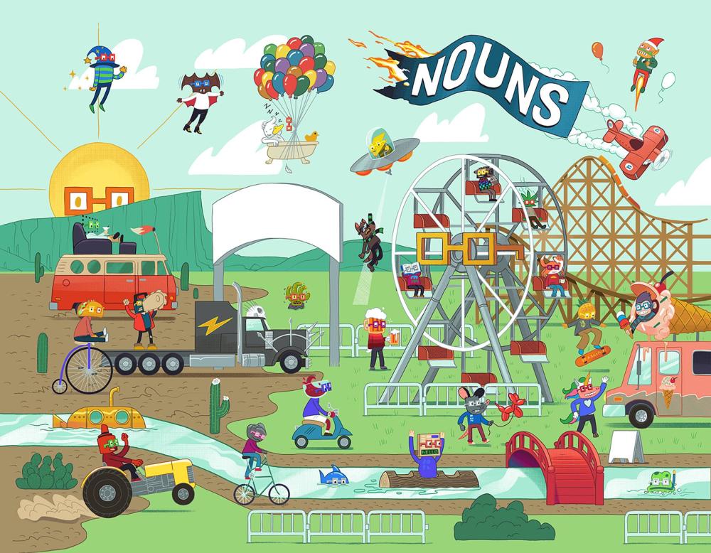 NOUNS NOUNTOWN #1 CVR A SCHLITZ OF 6