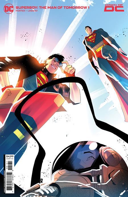 SUPERBOY THE MAN OF TOMORROW #1 CVR C GEORGE KAMBADAIS SUPERMAN CARD STOCK VAR OF 6