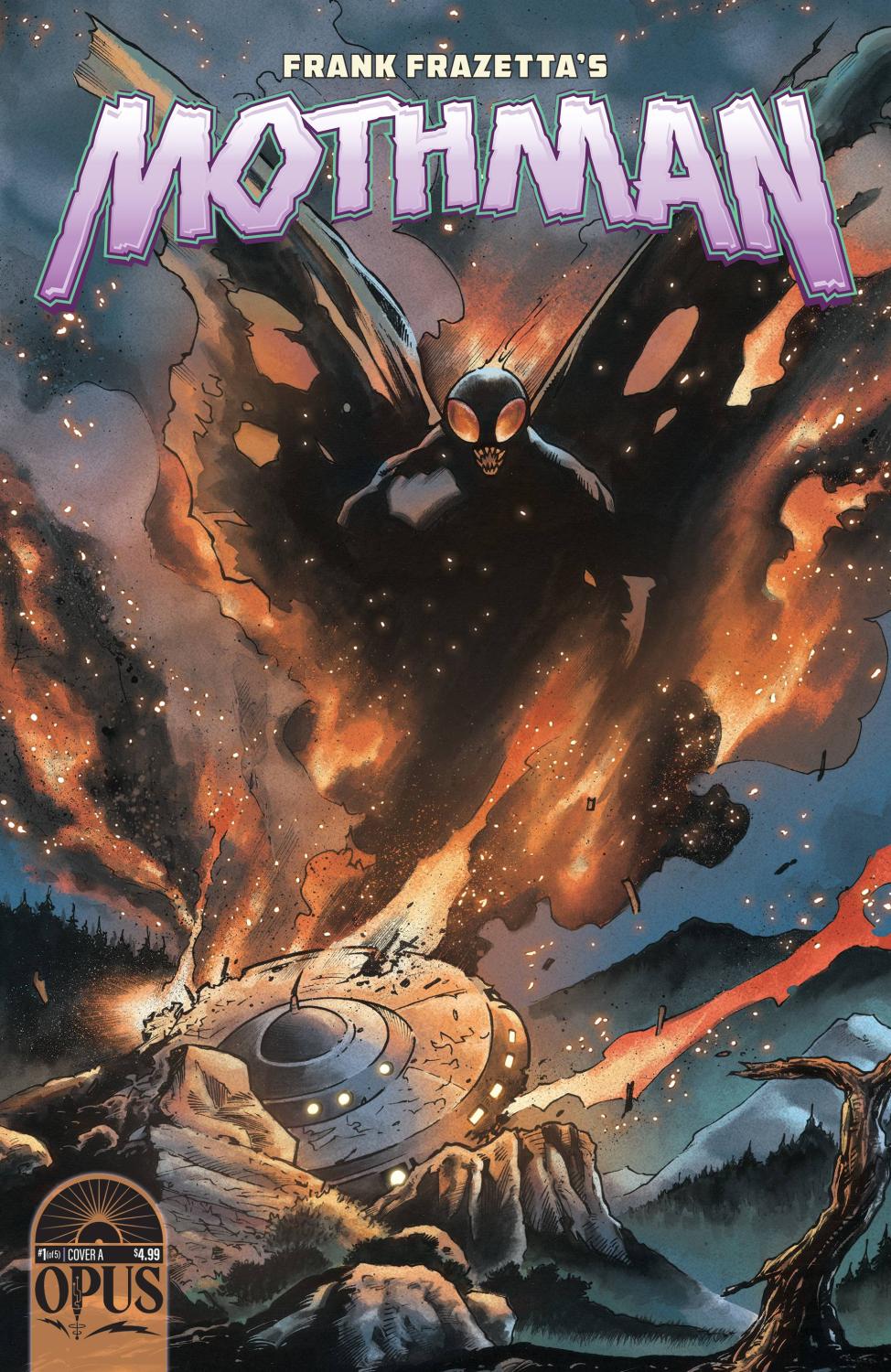FRANK FRAZETTA MOTHMAN #1 CVR A MUTTI OF 5