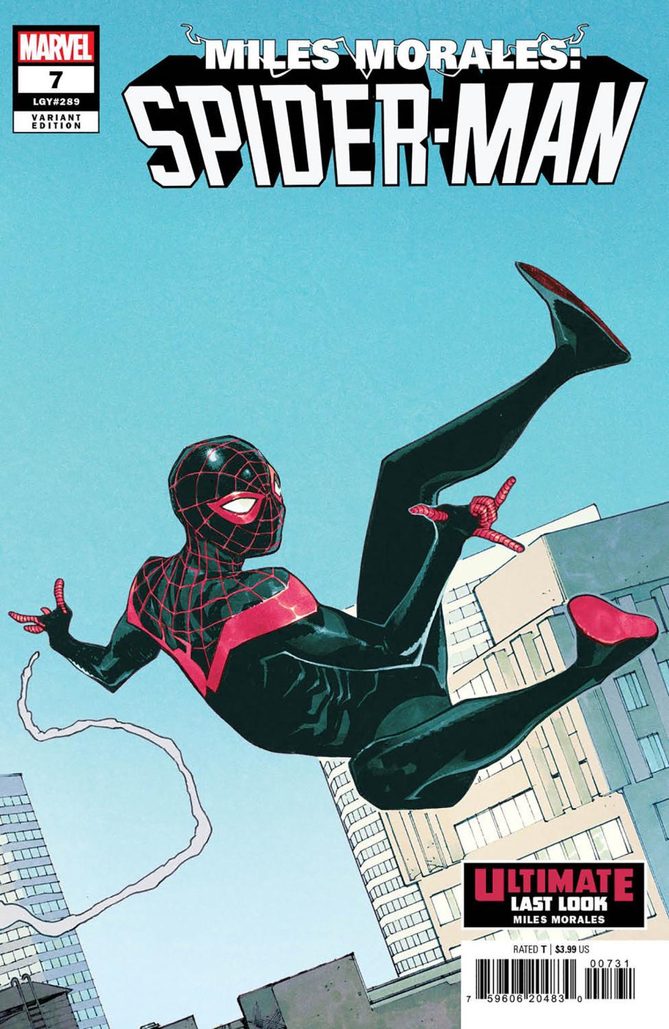 MILES MORALES SPIDER-MAN #7 SARA PICHELLI ULTIMATE LAST LOOK VAR CVR C