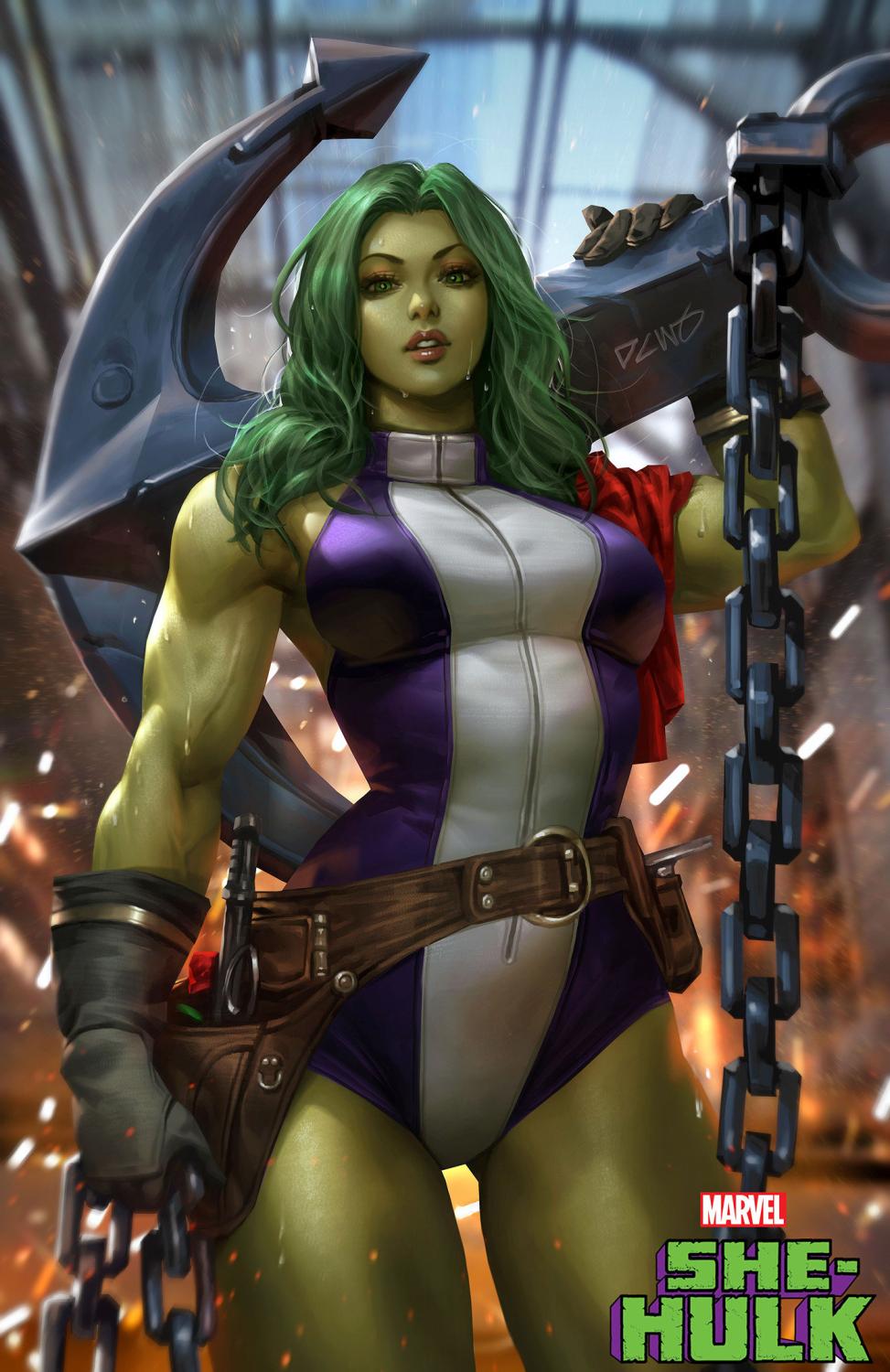 SHE-HULK #14 DERRICK CHEW SHE-HULK VAR CVR B