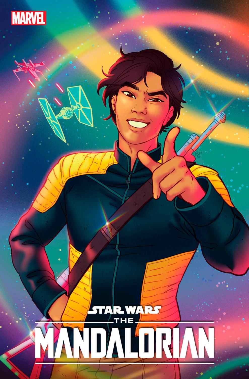 STAR WARS THE MANDALORIAN SEASON 2 #1 PAULINA GANUCHEAU STAR WARS PRIDE VAR CVR D
