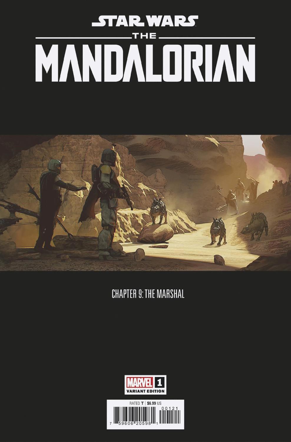 STAR WARS THE MANDALORIAN SEASON 2 #1 CONCEPT ART VAR CVR B