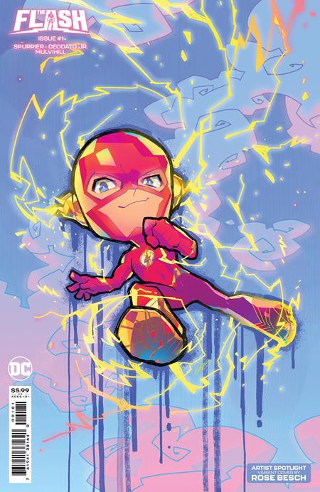 FLASH #1 CVR D ROSE BESCH CREATOR CARD STOCK VAR