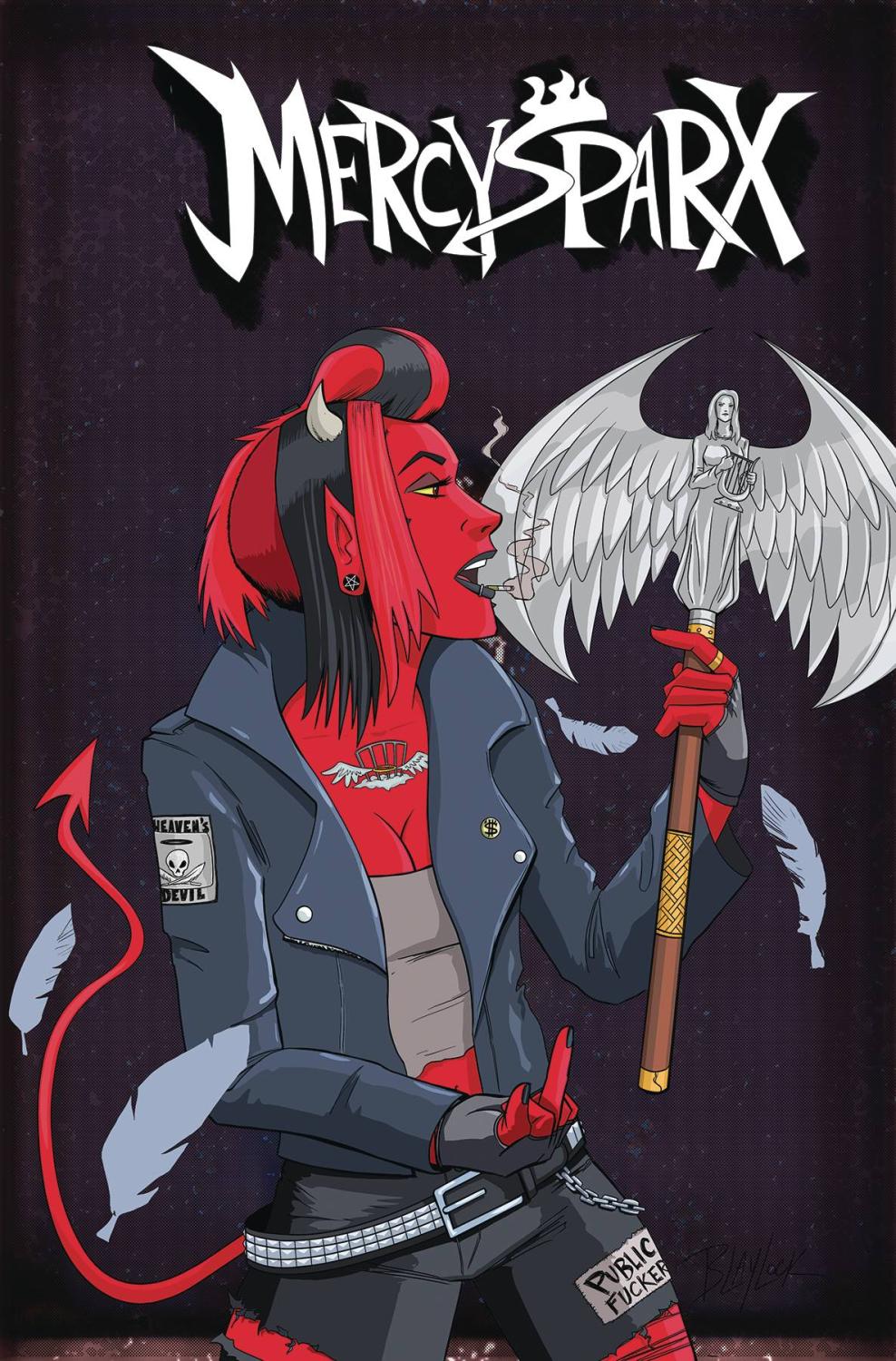 MERCY SPARX NO MORE ANGELS LEFT TO FALL CVR A BLAYLOCK