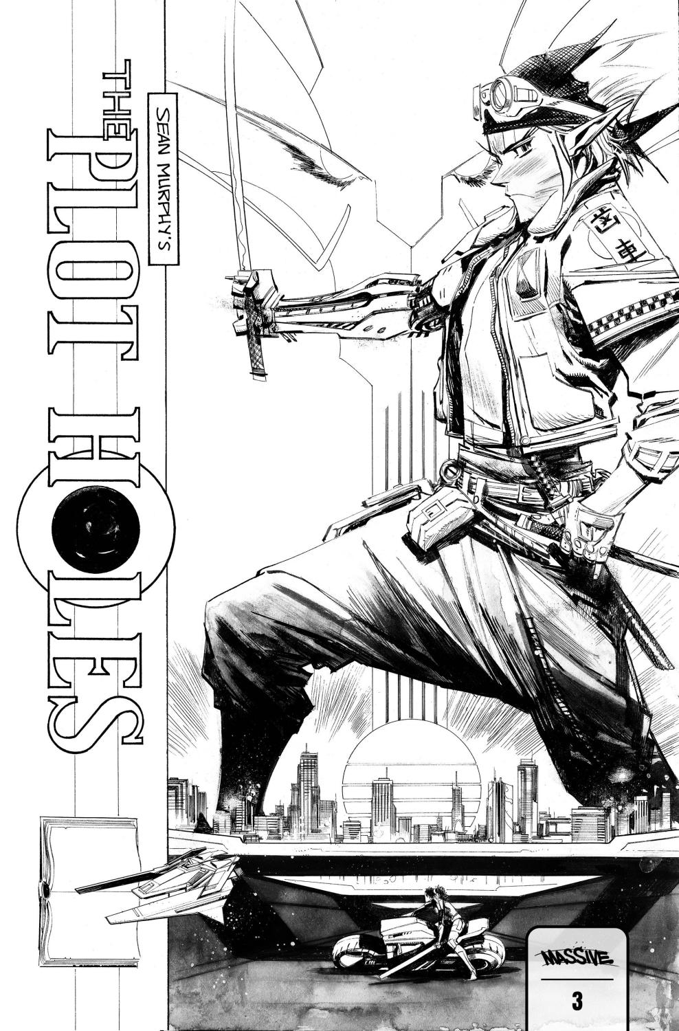 PLOT HOLES #3 CVR F MURPHY BANDW FOC VAR OF 5