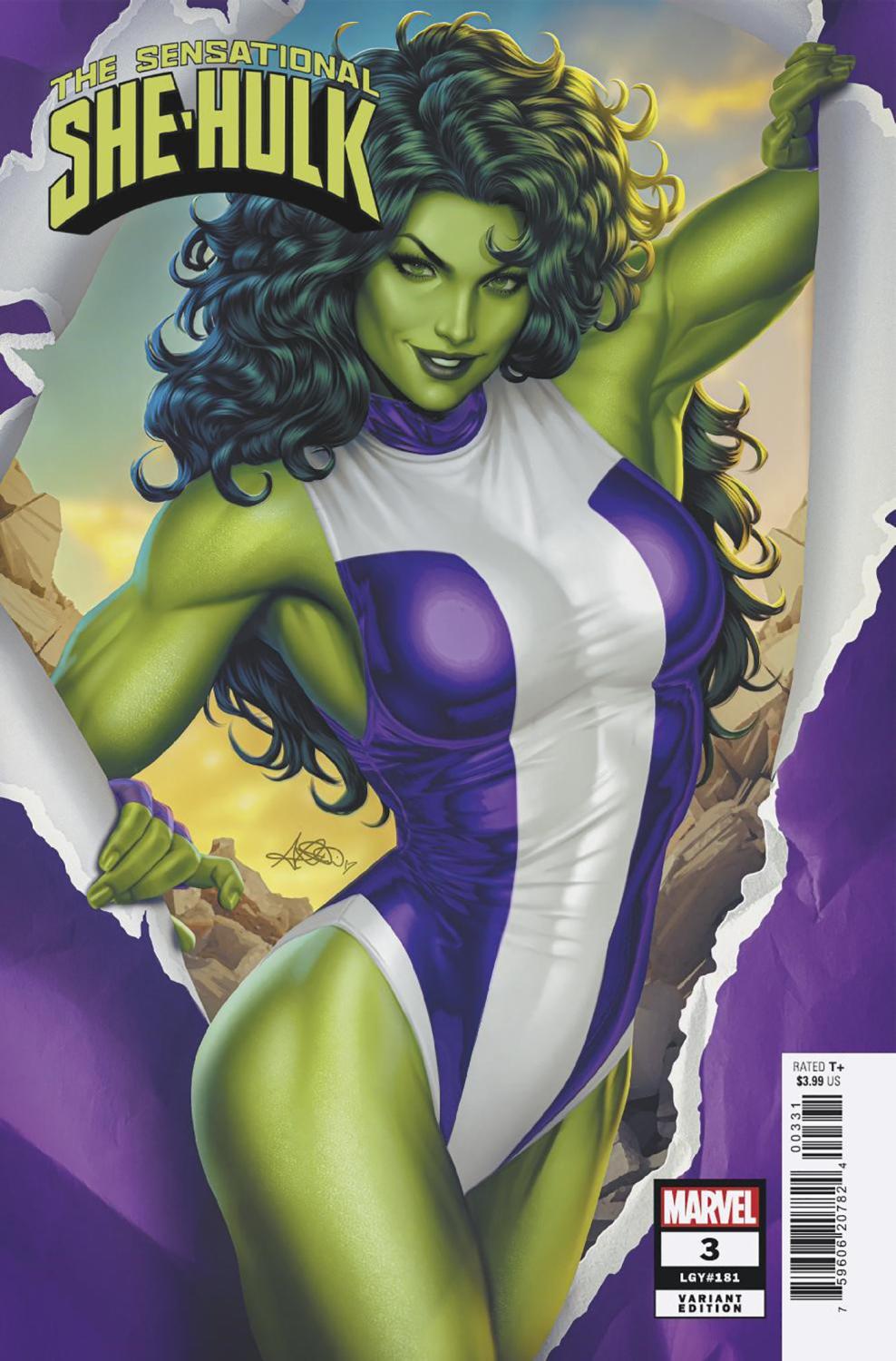 SENSATIONAL SHE-HULK #3 ARIEL DIAZ VAR CVR C