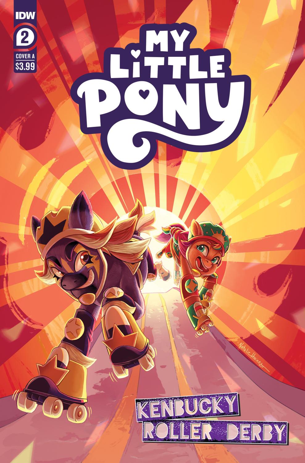 MY LITTLE PONY KENBUCKY ROLLER DERBY #2 COVER A HAINES CVR A