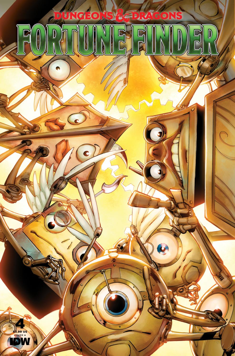 DUNGEONS AND DRAGONS FORTUNE FINDER #4 COVER A DUNBAR CVR A