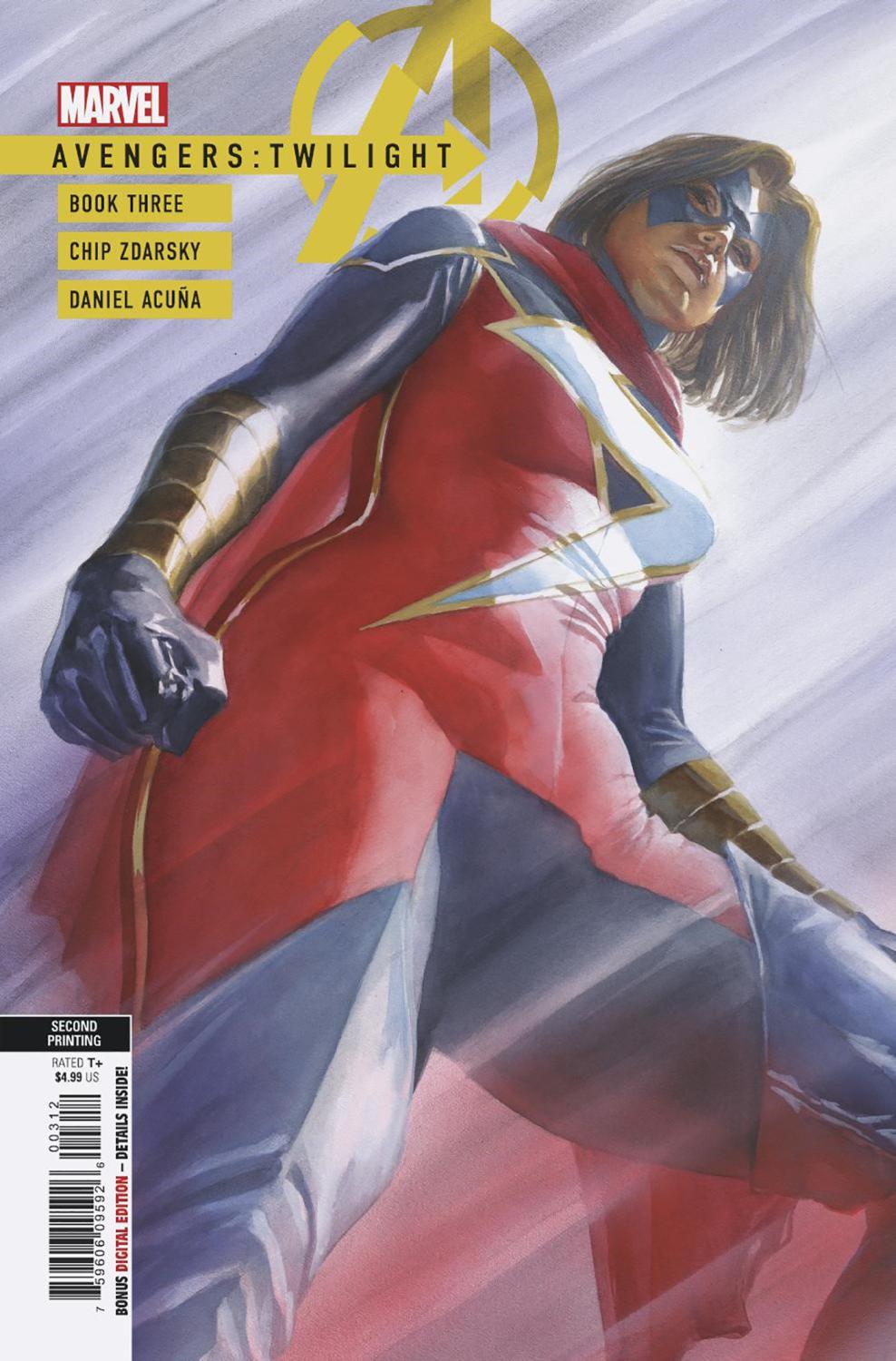 AVENGERS TWILIGHT #3 ALEX ROSS 2ND PRINTING VAR CVR A