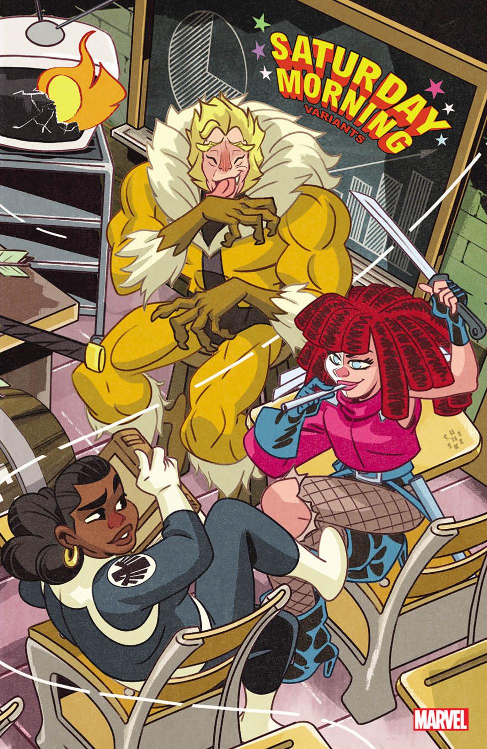 DEADPOOL #2 SEAN GALLOWAY SATURDAY MORNING CONNECTING VAR CVR D