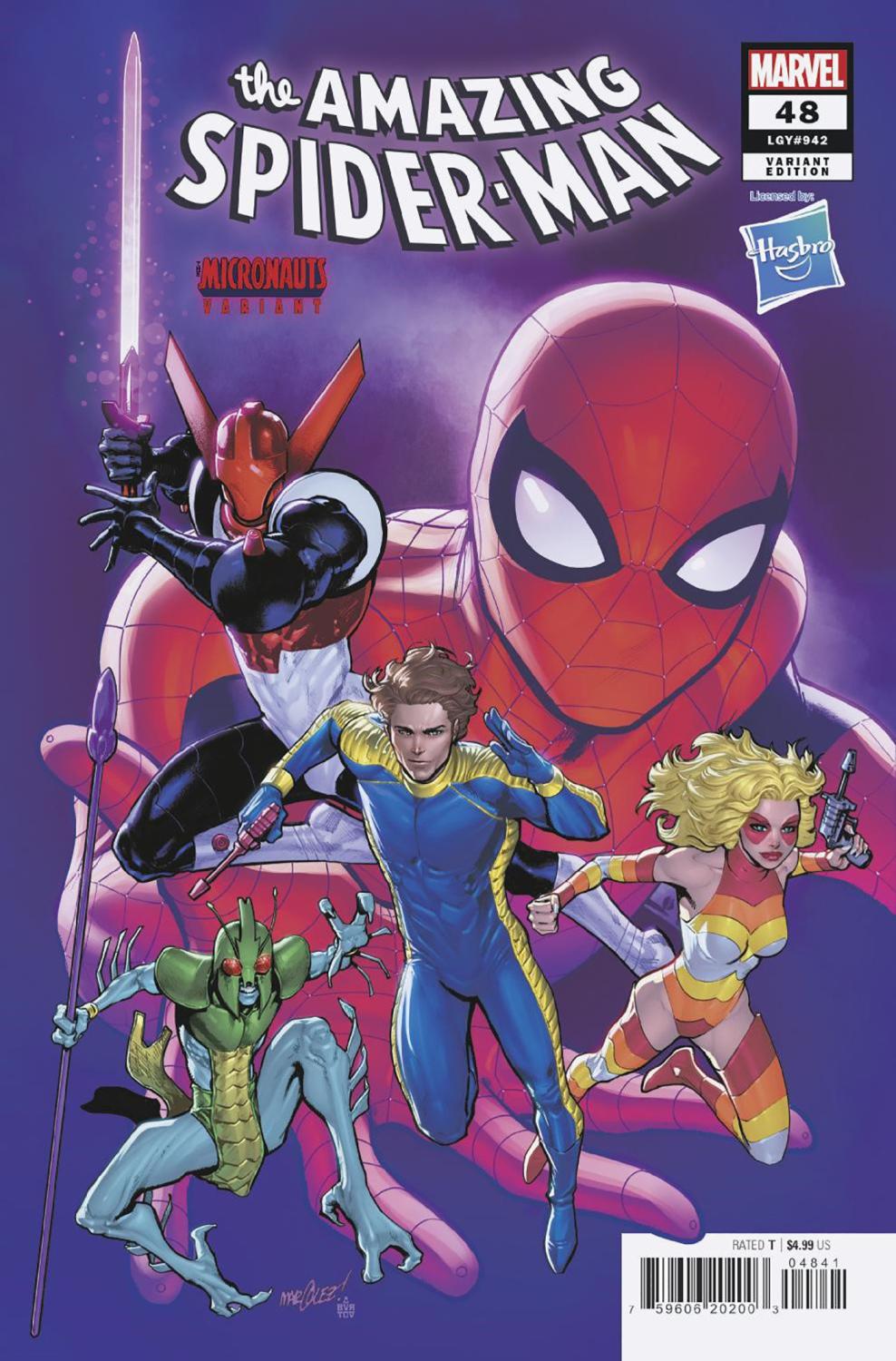 AMAZING SPIDER-MAN #48 DAVID MARQUEZ MICRONAUTS VAR CVR D