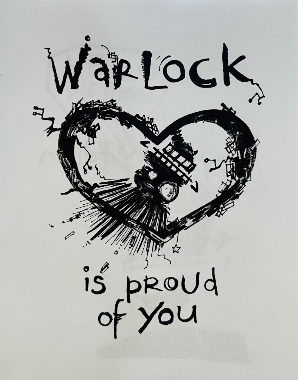 Warlock is Proud of You zine