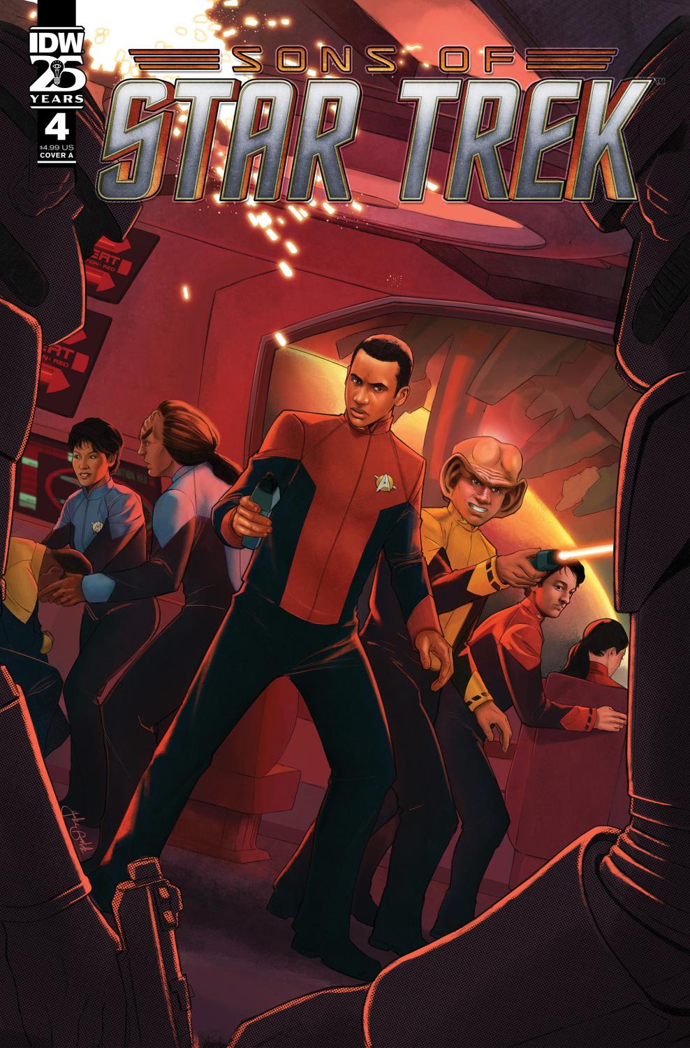 STAR TREK SONS OF STAR TREK #4 COVER A BARTOK CVR A
