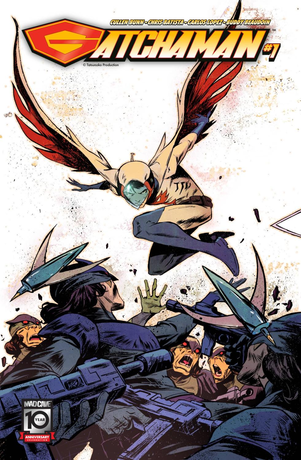 GATCHAMAN #1 CVR B SANFORD GREENE CONNECTING COVER VAR