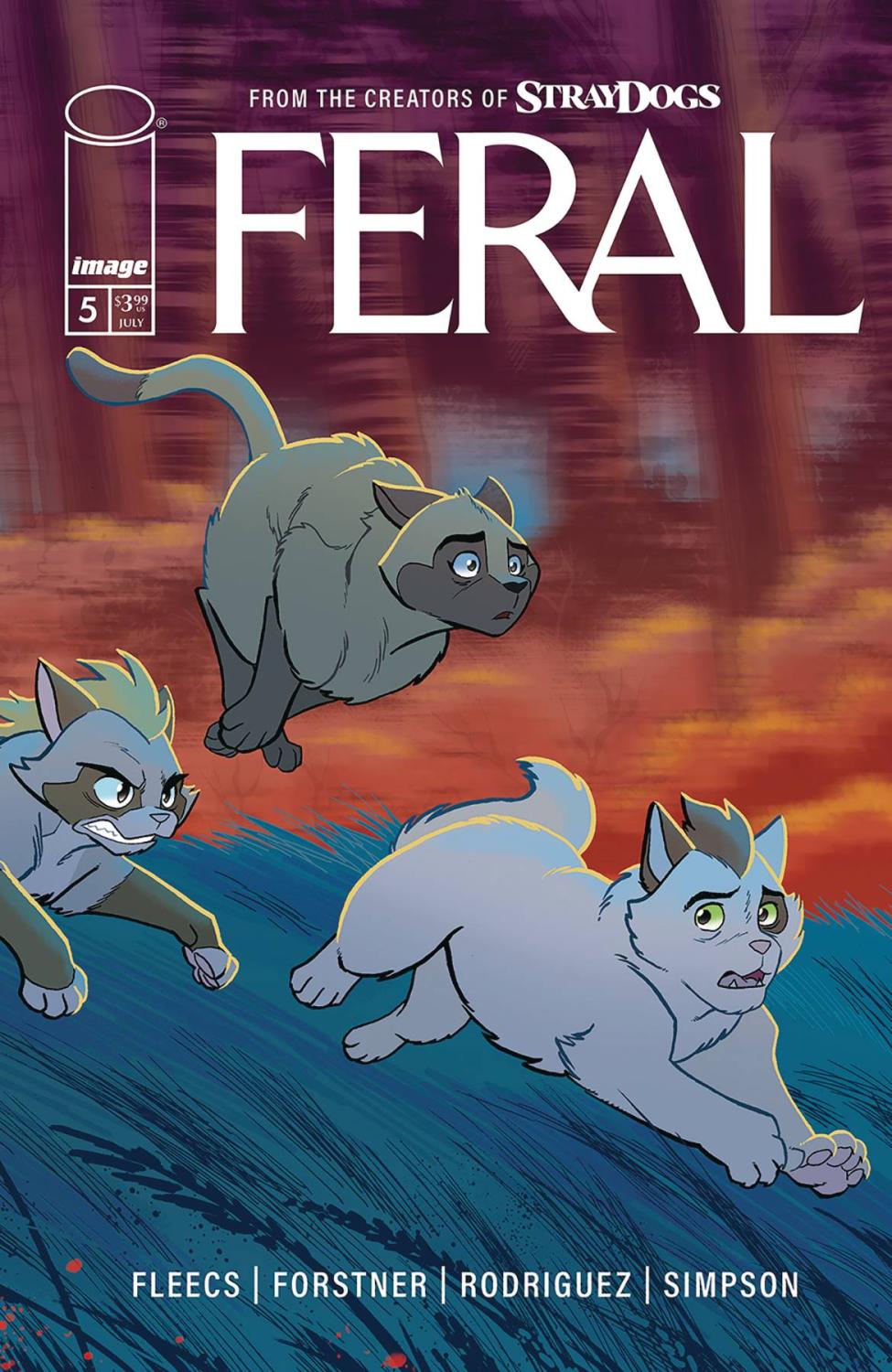 FERAL #5 CVR A TONY FLEECS & TRISH FORSTNER WRAPAROUND