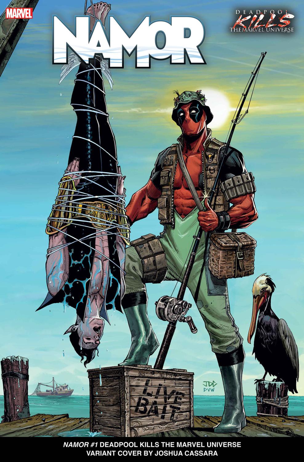 NAMOR #1 JOSHUA CASSARA DEADPOOL KILLS THE MARVEL UNIVERSE VAR CVR B
