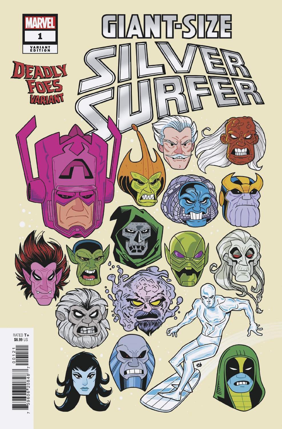GIANT-SIZE SILVER SURFER #1 DAVE BARDIN DEADLY FOES VAR CVR B