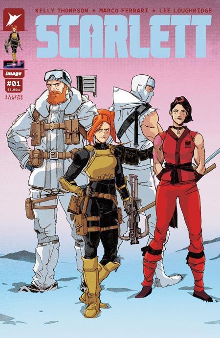 SCARLETT #1 SECOND PRINTING CVR C MARCO FERRARI AND LEE LOUGHRIDGE TEAM SHOT VAR