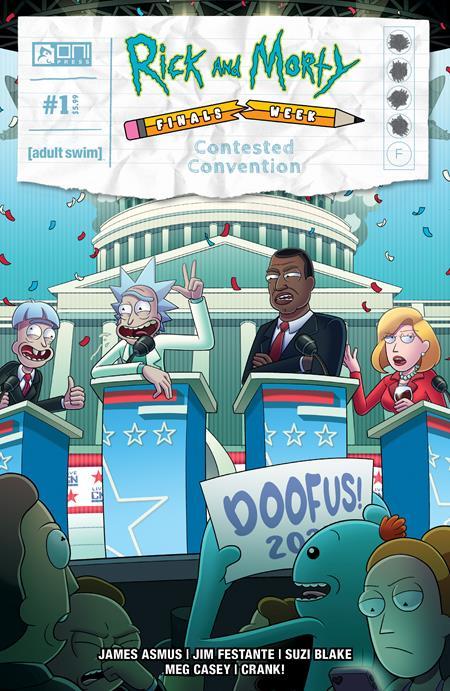 RICK AND MORTY FINALS WEEK CONTESTED CONVENTION #1 ONE SHOT CVR A SUZI BLAKE