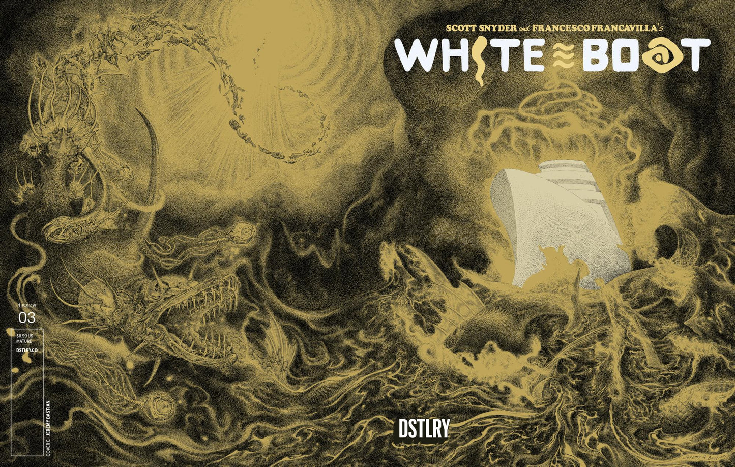 WHITE BOAT #3 CVR E JEREMY BASTIAN 15 COPY VAR