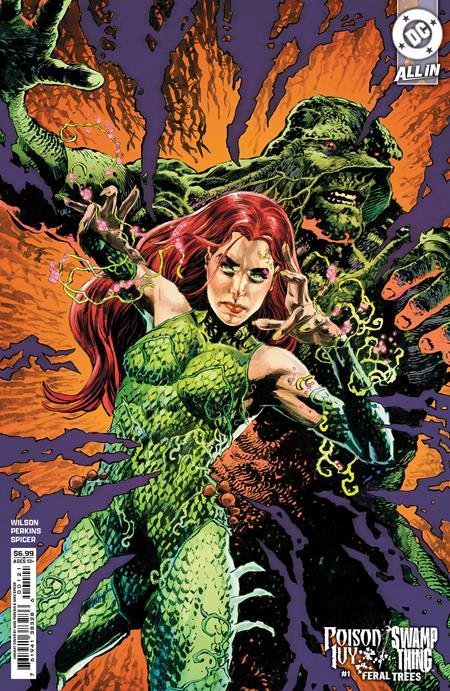 POISON IVY SWAMP THING FERAL TREES #1 ONE SHOT CVR B MIKE PERKINS CARD STOCK VAR