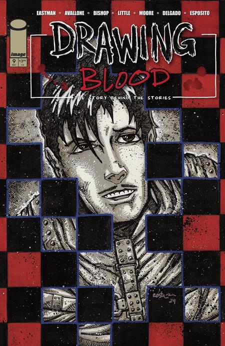 DRAWING BLOOD #9 CVR C KEVIN EASTMAN CHECKERED VAR (OF 12)