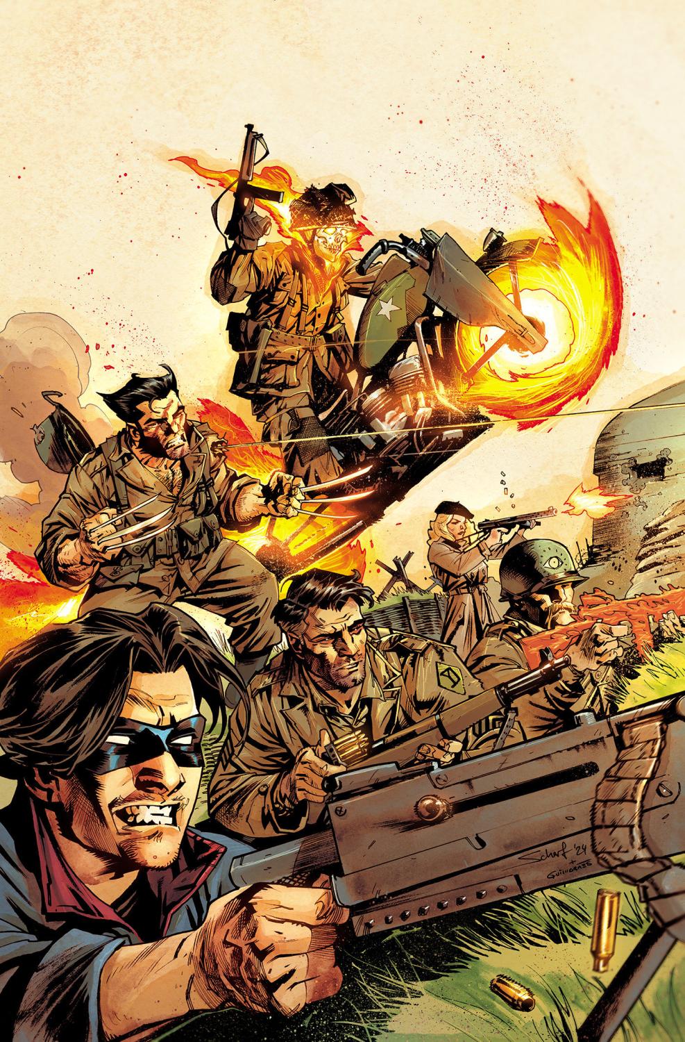 HELLHUNTERS #1 JONAS SCHARF VIRGIN VAR 1:100 INCV