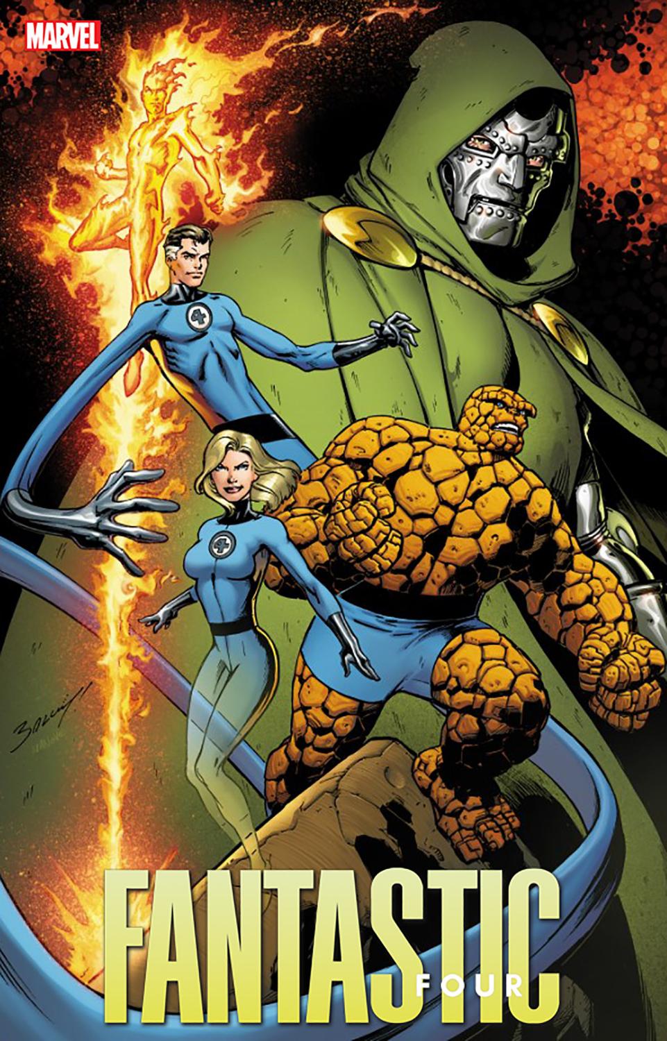 FANTASTIC FOUR #27 MARK BAGLEY VAR CVR D