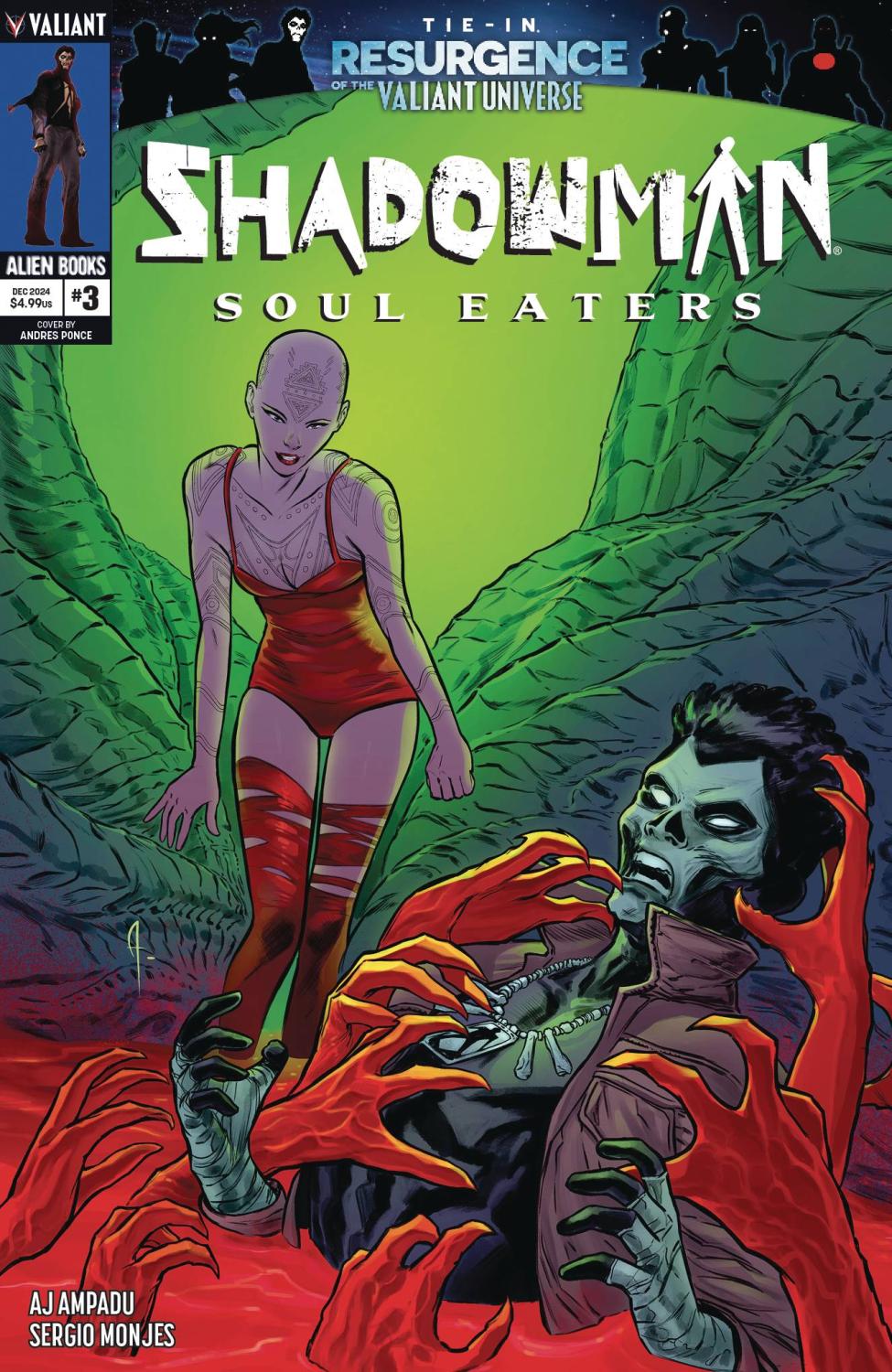 SHADOWMAN SOUL EATERS #3 CVR B PONCE OF 4