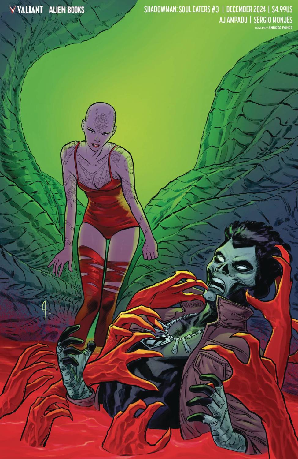 SHADOWMAN SOUL EATERS #3 CVR D PONCE VIRGIN OF 4