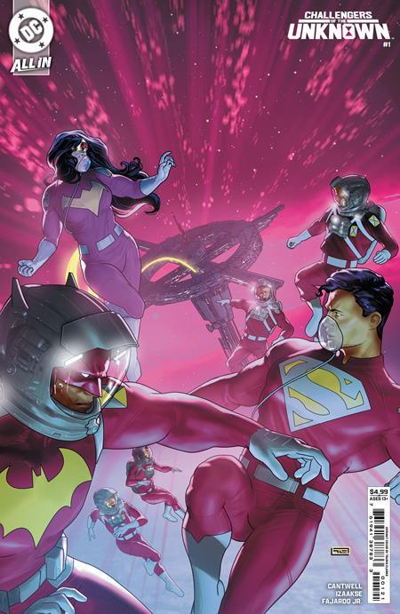 CHALLENGERS OF THE UNKNOWN #1 CVR B TAURIN CLARKE CARD STOCK VAR OF 6