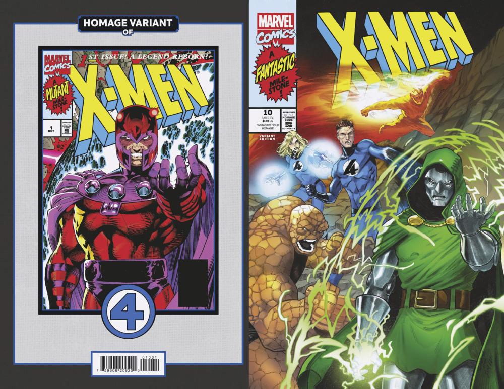X-MEN #10 MICHELE BANDINI FANTASTIC FOUR HOMAGE VAR CVR C