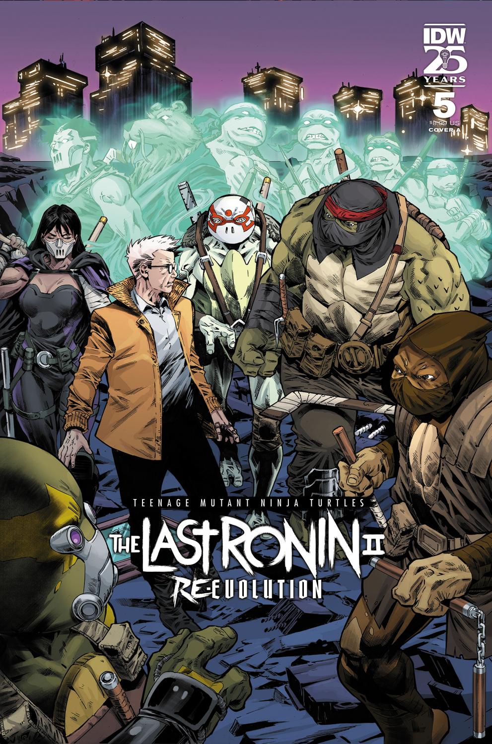 TEENAGE MUTANT NINJA TURTLES THE LAST RONIN II-RE-EVOLUTION #5 COVER A ESCORZAS