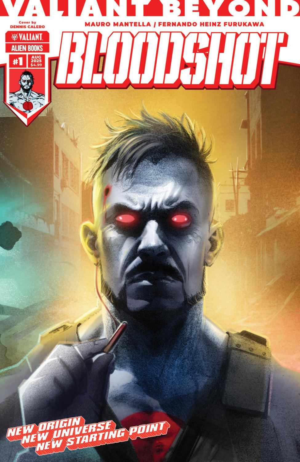 VALIANT BEYOND BLOODSHOT #1 VAR C CALERO CONNECTING VAR CVR C