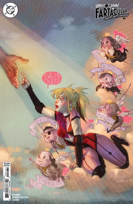 HARLEY QUINN FARTACULAR SILENT BUTT DEADLY #1 ONE SHOT CVR C BEN CALDWELL CARD STOCK VAR