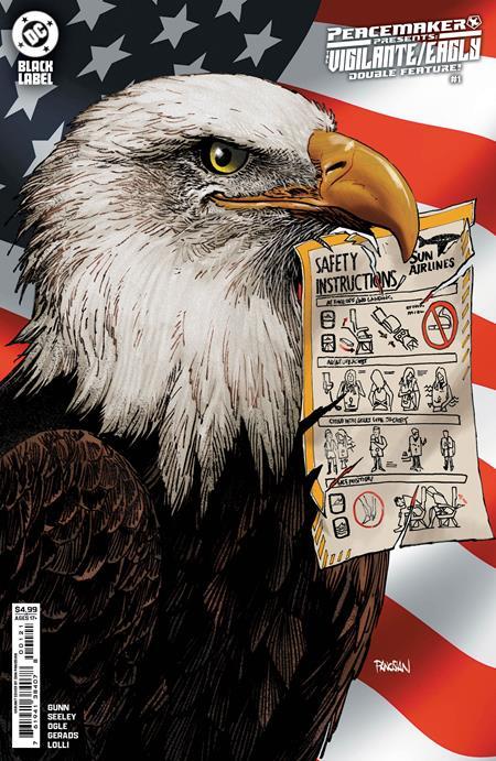 PEACEMAKER PRESENTS THE VIGILANTE EAGLY DOUBLE FEATURE #1 CVR B DAN PANOSIAN CARD STOCK VAR OF 5