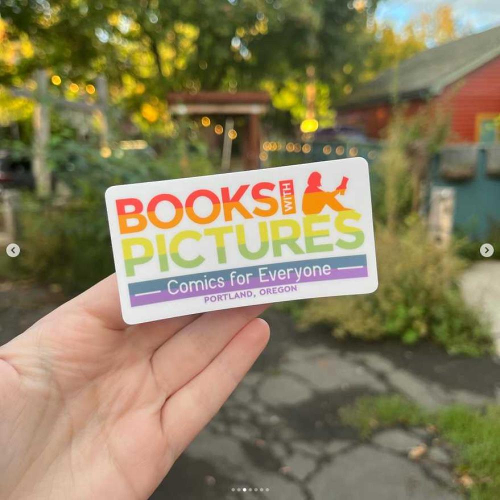 BwP Rainbow Logo Sticker