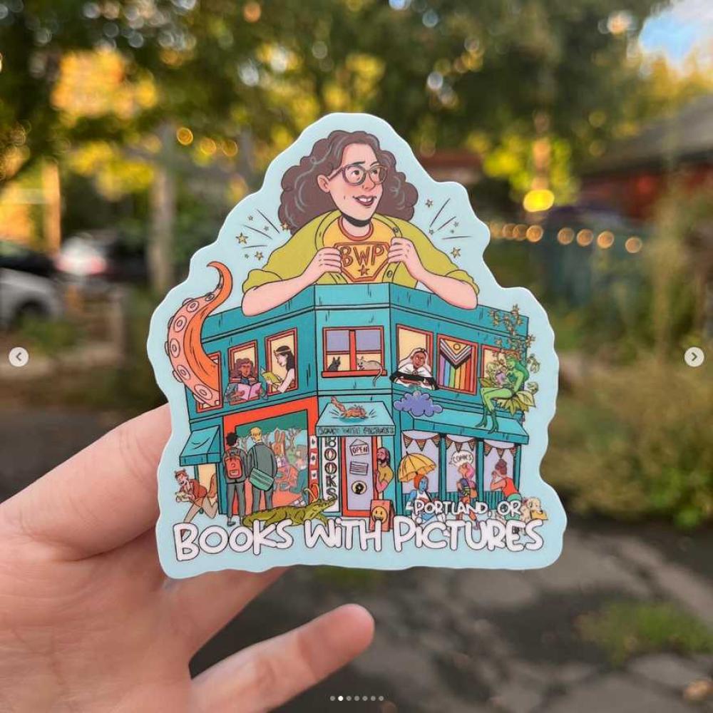 Katie + BwP Building Sticker