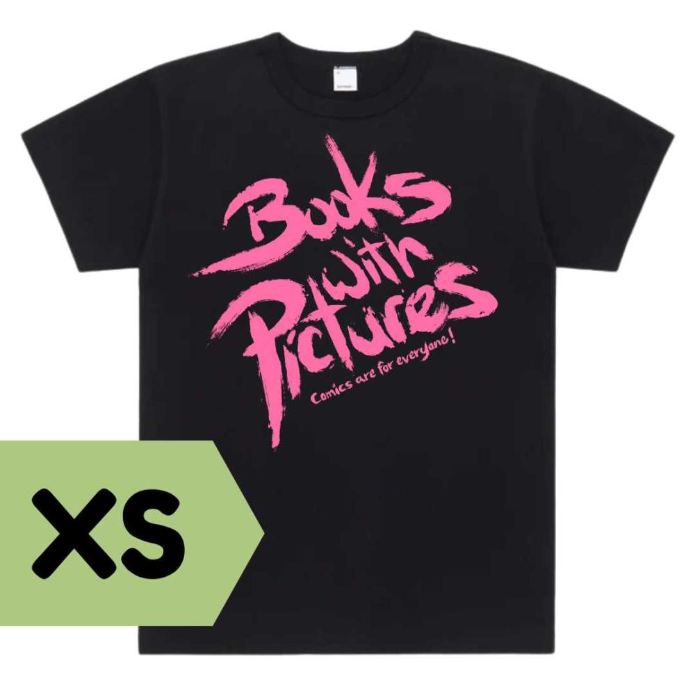 Black w/ Pink Brushstroke T-shirt XS