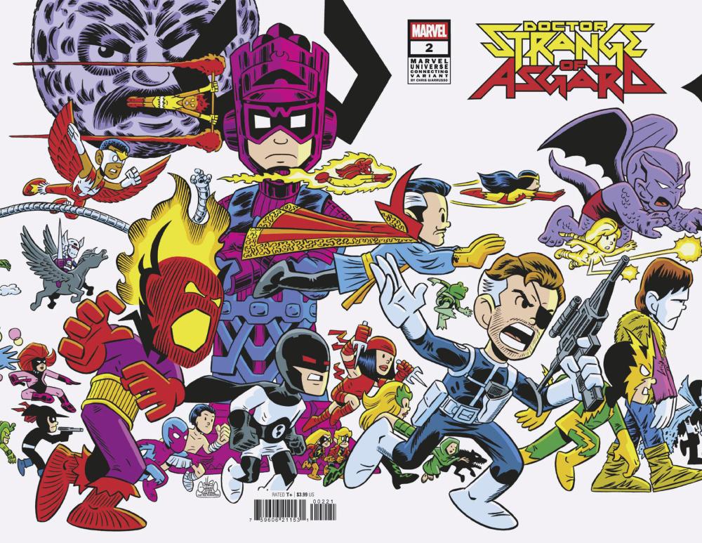 DOCTOR STRANGE OF ASGARD #2 CHRIS GIARRUSSO MARVEL UNIVERSE CONNECTING WRAP VAR D DOOM CVR B