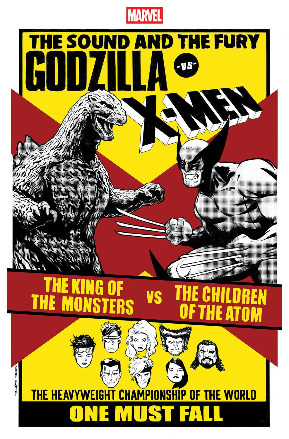 GODZILLA VS X-MEN #1 LEE GARBETT VERSUS VAR CVR D