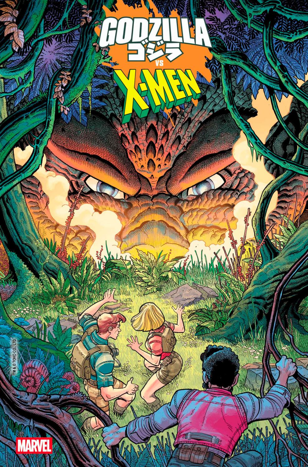 GODZILLA VS X-MEN #1 NICK BRADSHAW MONSTER HOMAGE VAR CVR C